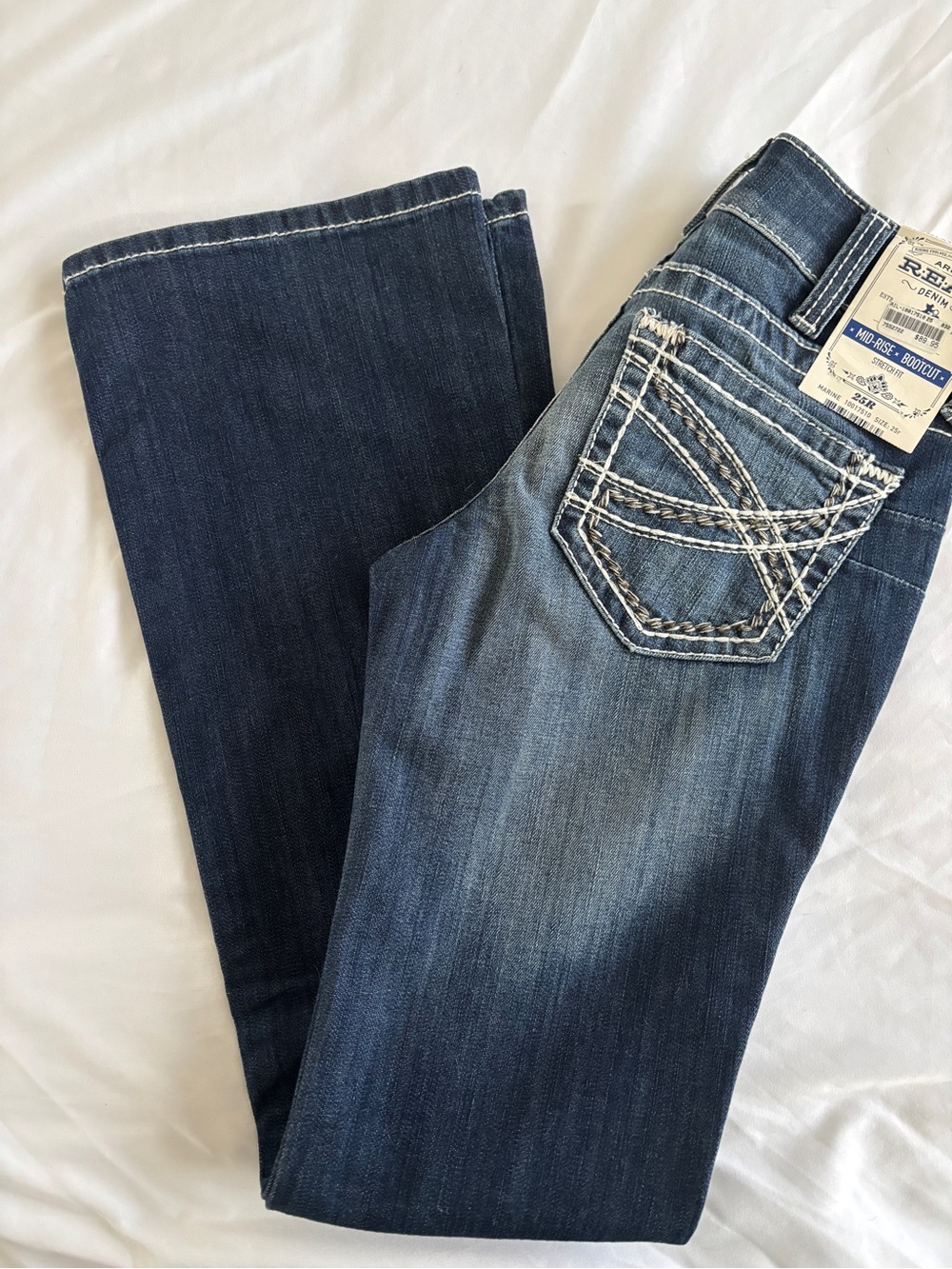 Ariat Blue Washed Bootcut Jeans